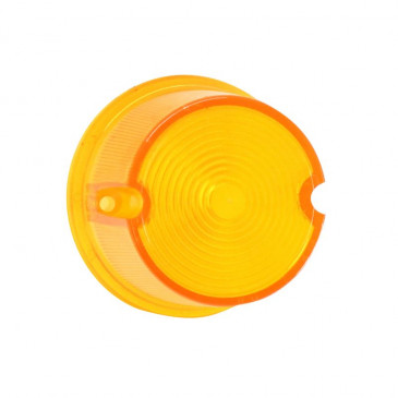 CABOCHON CLIGNOTANT CYCLO ADAPTABLE SOLEX / PEUGEOT 103 , 104 ORANGE -SELECTION P2R-