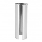 REDUCTEUR TIGE DE SELLE/CADRE 25,4 à 26,6 mm L 80 mm ALU ARGENT 4016538037384