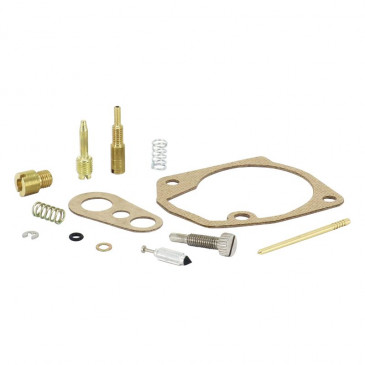 NECESSAIRE/KIT REPARATION CARBURATEUR TK SCOOT ADAPTABLE MBK 50 BOOSTER 2004>, NITRO 2004>/YAMAHA 50 BWS 2004>, AEROX 2004> (POCHETTE)