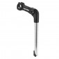 POTENCE CITY A PLONGEUR ERGOTEC OCTOPUS 2 REGLABLE 25.4mm POUR CINTRE 31.8mm L 90mm ARGENT/NOIR (plongeur 300mm) (HOMOLOGUE NIVEAU 4) 4016538097296