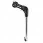 POTENCE CITY A PLONGEUR ERGOTEC OCTOPUS 2 REGLABLE 25.4mm POUR CINTRE 31.8mm L 110mm ARGENT/NOIR (plongeur 300mm) (HOMOLOGUE NIVEAU 4) 4016538097326