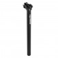 SEATPOST FOR MTB/ROAD BIKE - ERGOTEC ATAR ALUMINIUM BLACK Ø 27.2 mm Lg 350 mm Setback 15 mm (APPROVED LEVEL 4) 4016538097371