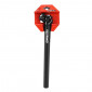 SEATPOST FOR MTB/ROAD BIKE - ERGOTEC ATAR ALUMINIUM BLACK Ø 27.2 mm Lg 350 mm Setback 15 mm (APPROVED LEVEL 4) 4016538097371