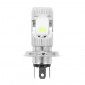 AMPOULE/LAMPE A LED H4 12V 12W CULOT P43t 300 LUMENS 8000K ECLAIRAGE BLANC SMD AVEC RADIATEUR ALU ARGENT(CODE/PHARE) (VENDU A L'UNITE) -REPLAY- 3700948093290