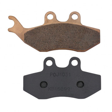 BRAKE PADS SET (2 pads) CL BRAKES FOR PEUGEOT 125-250 SATELIS Front 125 ELYSTAR Front ELYSEO Front / MALAGUTI 125-250 MADISON Front 250 PASSWORD Front F12 PHANTOM - (3031 MSC)