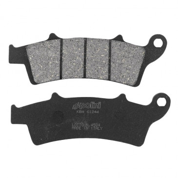 PLAQUETTE DE FREIN POLINI POUR APRILIA 125-250-300-500 SCARABEO / MALAGUTI 250 MADISON / PEUGEOT 150 LOOXOR / KYMCO 300 PEOPLE, 125 X-TOWN, 350 DOWNTOWN (174.0096) (ORIGINAL) 8054705043529