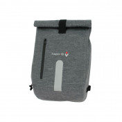 BACKPACK/REAR BAG FOR BICYCLE - Left/right on carrier -TURN INTO BACKPACK- HAPO-G WATERPROOF 14Lt BLACK 3104889922235