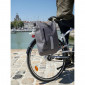 SACOCHE ARRIERE SAC A DOS VELO LATERALE HAPO-G DROIT/GAUCHE WATERPROOF 14L GRIS FIXATION PORTE BAGAGE 3104889922235