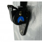 SINGLE BAG FOR BICYCLE-REAR- GREY (RECYCLED MATERIAL) On rear luggage rack with hooks. 3104889922549