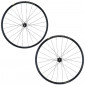 WHEELS SET FOR ROAD BIKE - 700 MAVIC ALLROAD DISC CENTERLOCK BLACK 11 Speed. COMPATIBLE 10 Speed. SHIMANO - Thru axle 12x100 and 12x142 - TUBELESS/TUBETYPE + ADAPTER FOR QUICK RELEASE.