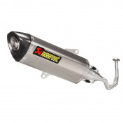 EXHAUST FOR MAXISCOOTER AKRAPOVIC FOR YAMAHA 125 XMAX ABS 2020> (SILVER SILENCER). (S-Y125SO5-HRSS/1). (EEC APPROVED). 3831113585606