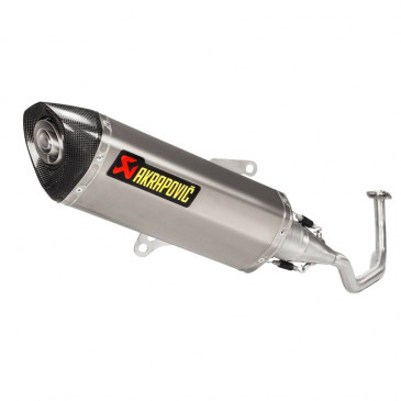 EXHAUST FOR MAXISCOOTER AKRAPOVIC FOR YAMAHA 125 XMAX ABS 2020> (SILVER SILENCER). (S-Y125SO5-HRSS/1). (EEC APPROVED). 3831113585606
