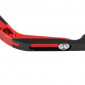 LEVERS KIT (RIGHT+LEFT) ADUSTABLE/FOLDABLE FOR YAMAHA 700 MT-07 2014>2018 RED ANODIZED CNC . -AVOC- 3700948234907