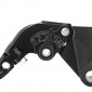 LEVERS KIT (RIGHT+LEFT) ADUSTABLE/FOLDABLE FOR KAWASAKI 900 Z900, 650 Z650 BLACK ANODIZED CNC -AVOC- 3700948235867