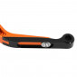 LEVIER DE FREIN/EMBRAYAGE MOTO REGLABLE/RETRACTABLE POUR KTM 125 DUKE 2011> ORANGE/NOIR CNC (PAIRE) -AVOC- 3700948236277
