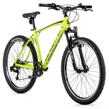 VELO MUSCULAIRE VTT 26 LEADER FOX MXC HOMME JAUNE FLUO 8V CADRE 18 POUCES (TAILLE ADULTE 170 à 178 cm) 8592826033024