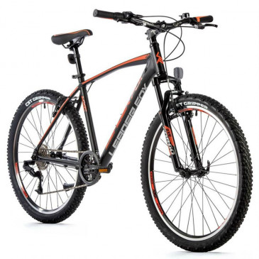 MTB 26" LEADER FOX FACTOR MXC 2023 "For men" Matt black/orange - 8 Speed - Frame 20" (Rider size 180 >188 cm) 8592826033062