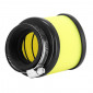FILTRE A AIR TOP PERF MOUSSE JAUNE / NOIR FIXATION COUDE DIAM 49 mm 3700948293935