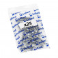VIS CHC 6 PANS CREUX M5 x 25 mm CHROME (SACHET DE 25 PIECES) -SELECTION P2R- 7421083715682