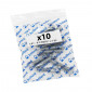 HEX SCREW M6 x 10 mm GALVANIZED (10 in a bag). -SELECTION P2R- 7421083707687