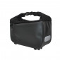 SINGLE BAG FOR BICYCLE-REAR- RACKTIME YVES BLACK On rear luggage rack (L 32cm x L 20cm x h 14cm) - COMPATIBLE RACKTIME SNAP-IT SYSTEM 4048174861580