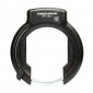 ANTIVOL VELO FER A CHEVAL TRELOCK RS481 NOIR AVEC FIXATION (FIXATION SUR CADRE LARGEUR DE 106mm à 112mm) ECART PNEU 92mm (CLE NON AMOVIBLE) 8713249313566