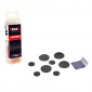 KIT REPARATION CHAMBRE A AIR VELOX AUTOCOLLANTES - BOITE (4 PATCHS 25mm + 4 PATCHS 15mm + RAPE ACIER) AVEC NOTICE 3660429183141