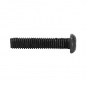 MACHINE SCREW-ROUND HEAD M5 x 16 mm BLACK (10 IN A BAG). -SELECTION P2R- 7421083706970