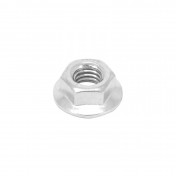 HEX FLANGED NUT - M6 x 1,00 Steel (10 IN BAG). -SELECTION P2R- 7421083706819