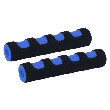 MOUSSE POUR LEVIER DE FREIN NOIR/BLEU (PAIRE) -SELECTION P2R- 7421083633849