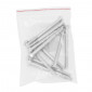 HEX SCREW M6 x 70 mm GALVANIZED (10 in a bag). -SELECTION P2R-