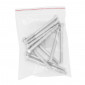 HEX SCREW M6 x 75 mm GALVANIZED (10 in a bag). -SELECTION P2R-