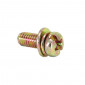 MACHINE SCREW-ROUND HEAD M4 x 10 mm BRONZE (10 IN A BAG). -SELECTION P2R- 7421083603774