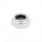 HEX NUT - NYLSTOP TYPE M6 GALVANIZED STEEL (SOLD PER 10). -SELECTION P2R- 7421083709551