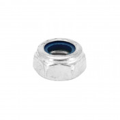 HEX NUT - NYLSTOP TYPE M10 GALVANIZED STEEL (SOLD PER 50). -SELECTION P2R- 7421083709582