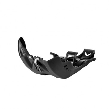 SABOT MOTEUR MOTO AVEC PROTECTION BIELLETTE POUR KTM 250-350 SXF 2016>2022, 450 SXF/XCF 2019>2022, 250-350 XCF 2019>2022/ HUSQVARNA 250-350-450 FC-FE NOIR (VENDU AVEC KIT DE MONTAGE) -POLISPORT- 5604415114700
