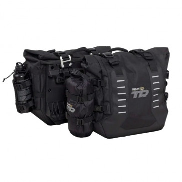 SACOCHE CAVALIERE LATERALE SHAD TR40 TERRA ADVENTURE 32L NOIR AVEC SAC INTERIEUR POUR L'ETANCHEITE + DOUBLE LOCKING SYSTEM (fixation 4P SYSTEM vendue séparéMent) (X0TR401) (PAIRE) 8430358680531