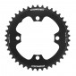 CHAINRING FOR EBIKE- SINGLE- 42 Teeth Ø104 BLACK ALUMINIUM- 7075 STRONGLIGHT 4 ARMS (FOR BOSCH 4th GENERATION) WITH SPIDER REF 181118 TECHNOLOGY NARROW WIDE 3700223722884