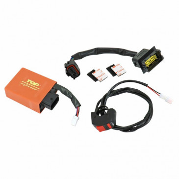 CDI UNIT FOR 50cc MOTORBIKE MINARELLI 50 AM6 2 Stroke EURO 4/5 - WITH MORIC IGNITION 12 POLES and SWX CDI (VARIABLE TIMING with IGNITION MAP SWITCH). -TOP PERFORMANCES-