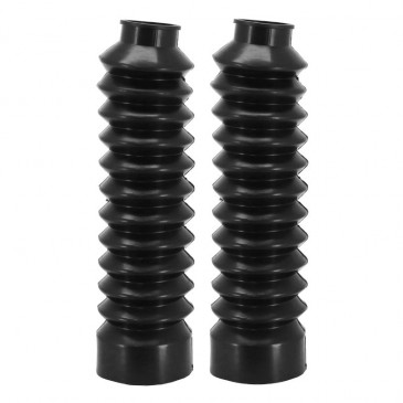 SOUFFLET DE FOURCHE MOTO DIAM INT 27 ET 44 mm - LONGUEUR 185 mm (PAIRE) -SELECTION P2R- 3701213432219