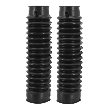 SOUFFLET DE FOURCHE MOTO DIAM INT 35 ET 50mm - LONGUEUR 235mm (PAIRE) -SELECTION P2R- 3701213432233