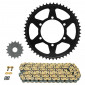 CHAIN AND SPROCKET KIT FOR TRIUMPH 660 TRIDENT 2021> 520 16x51 (REAR SPROCKET Ø 106/125/10.5). (OEM SPECIFICATIONS). -AFAM-
