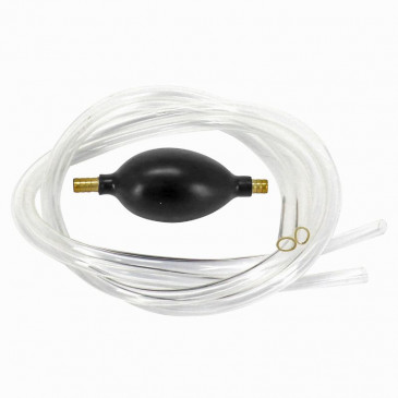 POMPE A MAIN SIPHON POUR CIRCUIT AIR/HUILE (DURITE 8mm/12mm LONG 1M DE CHAQUE COTE) (POIRE D'AMORCAGE) 3700948233405