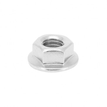 ECROU 6 PANS EPAULE M6 ALU CHROME (SACHET DE 6 PIECES) -SELECTION P2R- 7421083636000