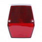 FEU ARRIERE CYCLO ADAPTABLE MBK 51V/SOLEX ROUGE -SELECTION P2R- ** 3701213426393