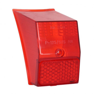 LENS FOR TAIL LAMP FOR MOPED PEUGEOT 102, 103, GT10 RED -SELECTION P2R-