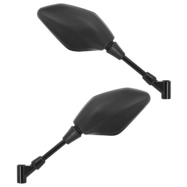 RETROVISEUR MOTO ADAPTABLE YAMAHA 700 MT-07 2014>, 320 MT-03 2016>2019, 900 MT-09 2014> (LIVREE AVEC ADAPTATEURS UNIVERSEL M8, M10) (HOMOLOGUE CE) (PAIRE) -AVOC- 3700948234655