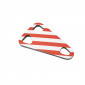 FOAM BIKE PROTECTION - WHITE/RED- FOR MOTTEZ BICYCLE RACKS - TRIANGLE 38 X 58cm THICKNESS 15mm 3234640004884
