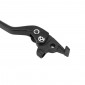 BRAKE LEVER FOR YAMAHA 500 TMAX ABS 2008>, 530 TMAX 2012>, 560 TMAX 2020> RIGHT ALU BLACK -VICMA-