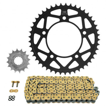 CHAIN AND SPROCKET KIT FOR YAMAHA 900 TRACER 2021> 525 16x45 (REAR SPROCKET Ø 112/138/10.5) (OEM SPECIFICATIONS) -AFAM-